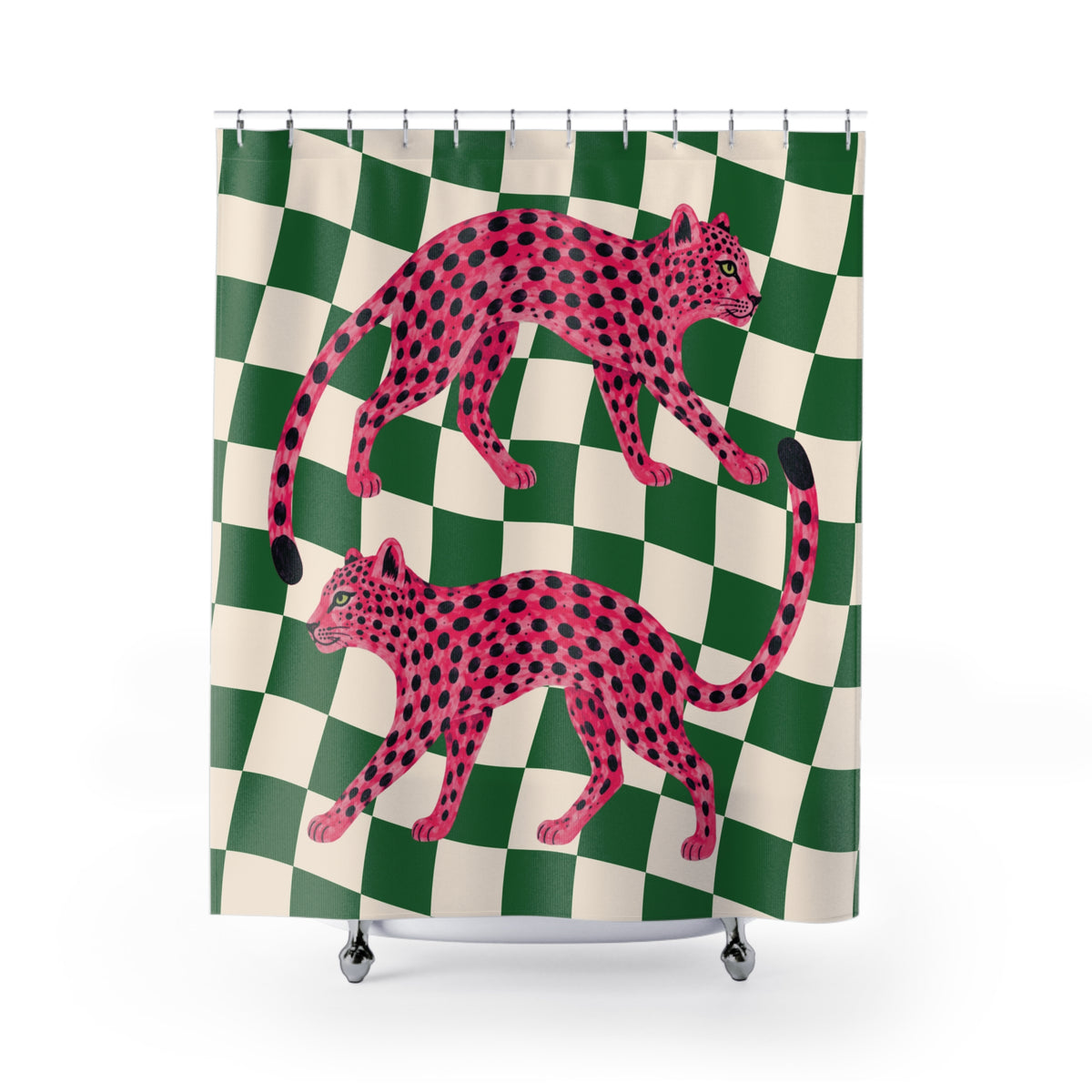 Pink Panthera Shower Curtain