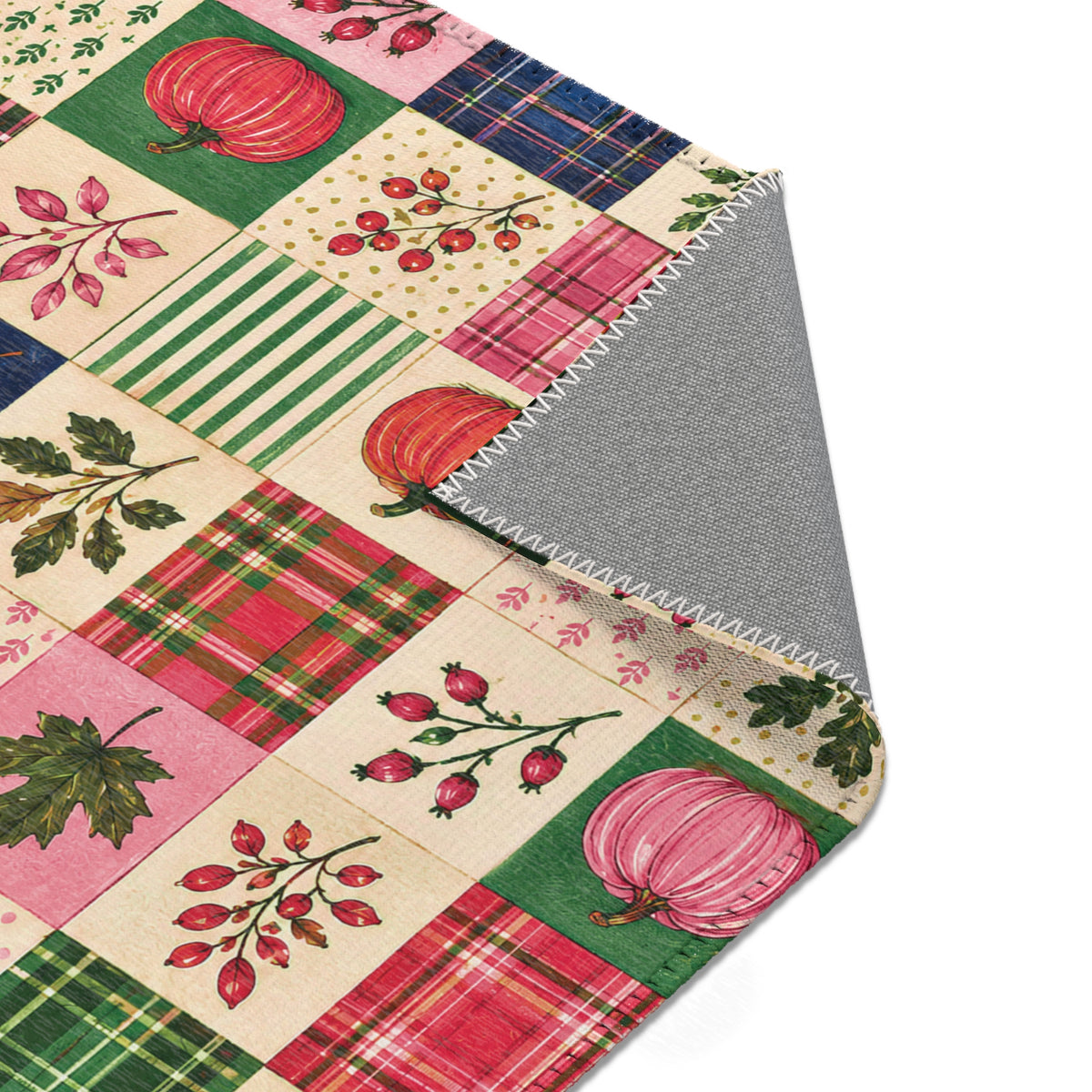 Fall Patchwork Area Rug