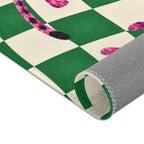 Pink Leopard Area Rug