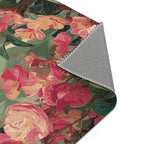Horse Flower Area Rug