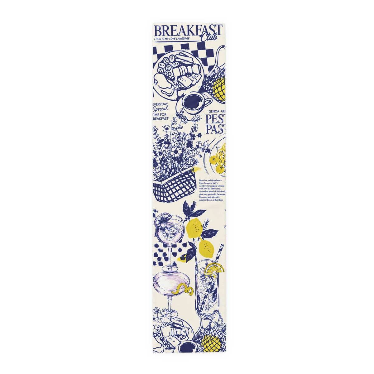 Italian Riviera Table Runner