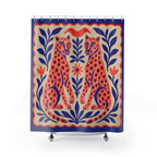 Folk Art Cats Shower Curtain