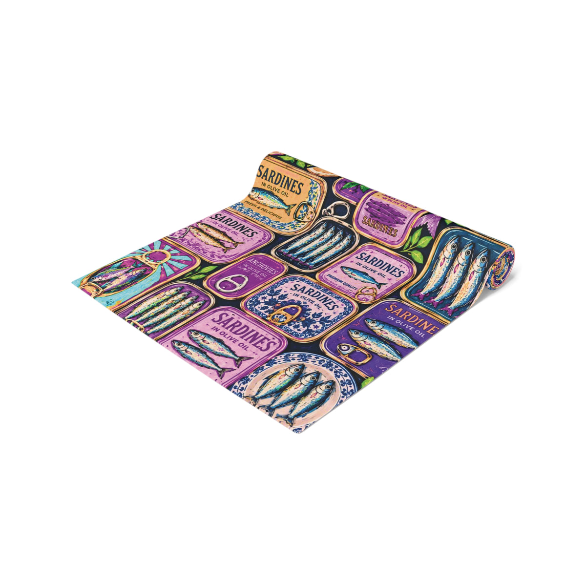 Vintage Sardine Table Runner