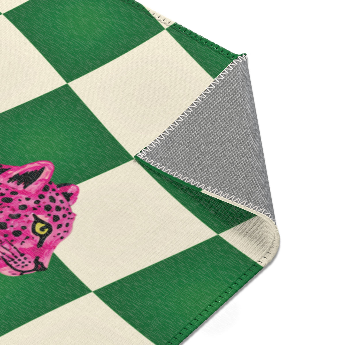 Pink Leopard Area Rug