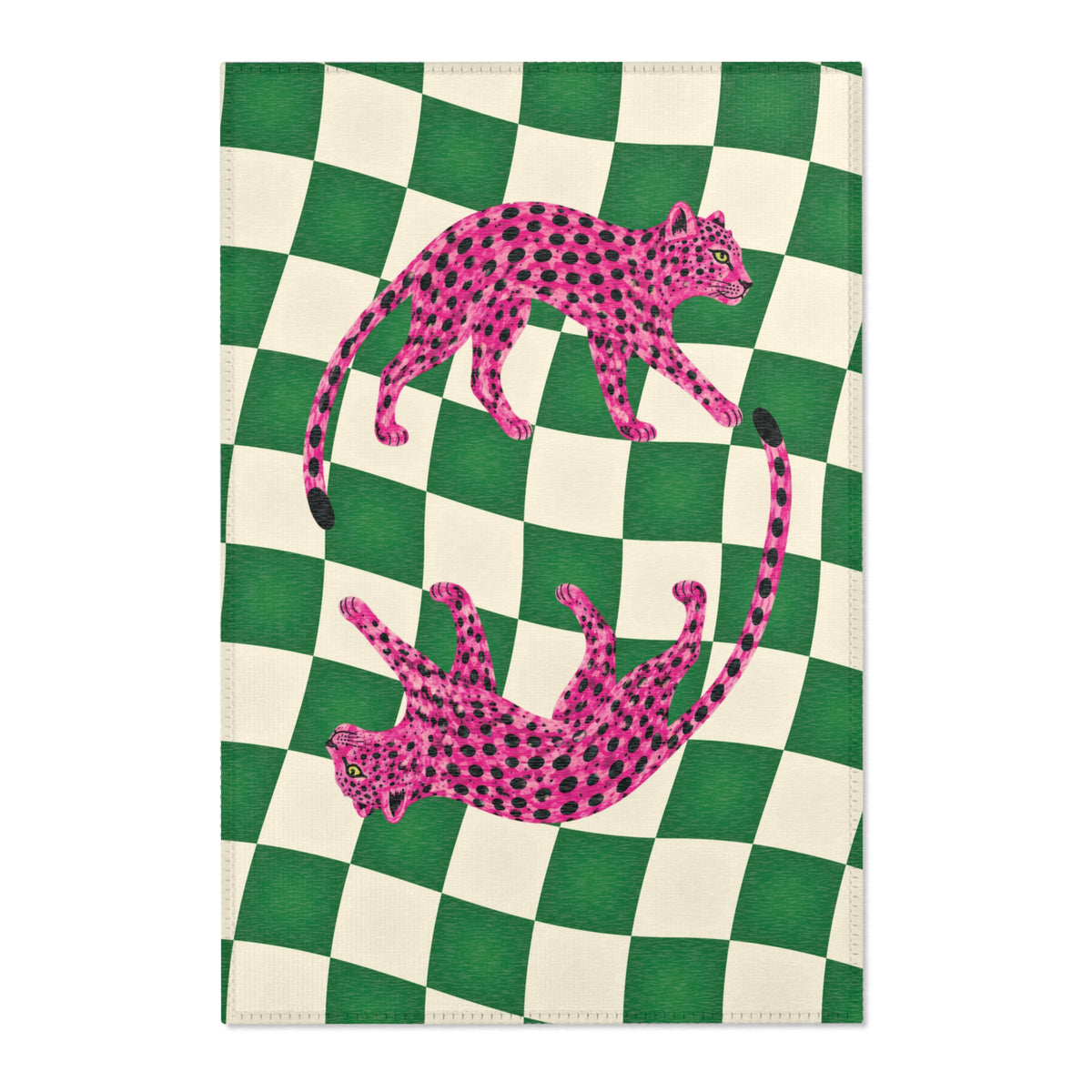 Pink Leopard Area Rug