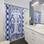Blue Mermaid Shower Curtain
