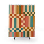 Block Print Shower Curtain