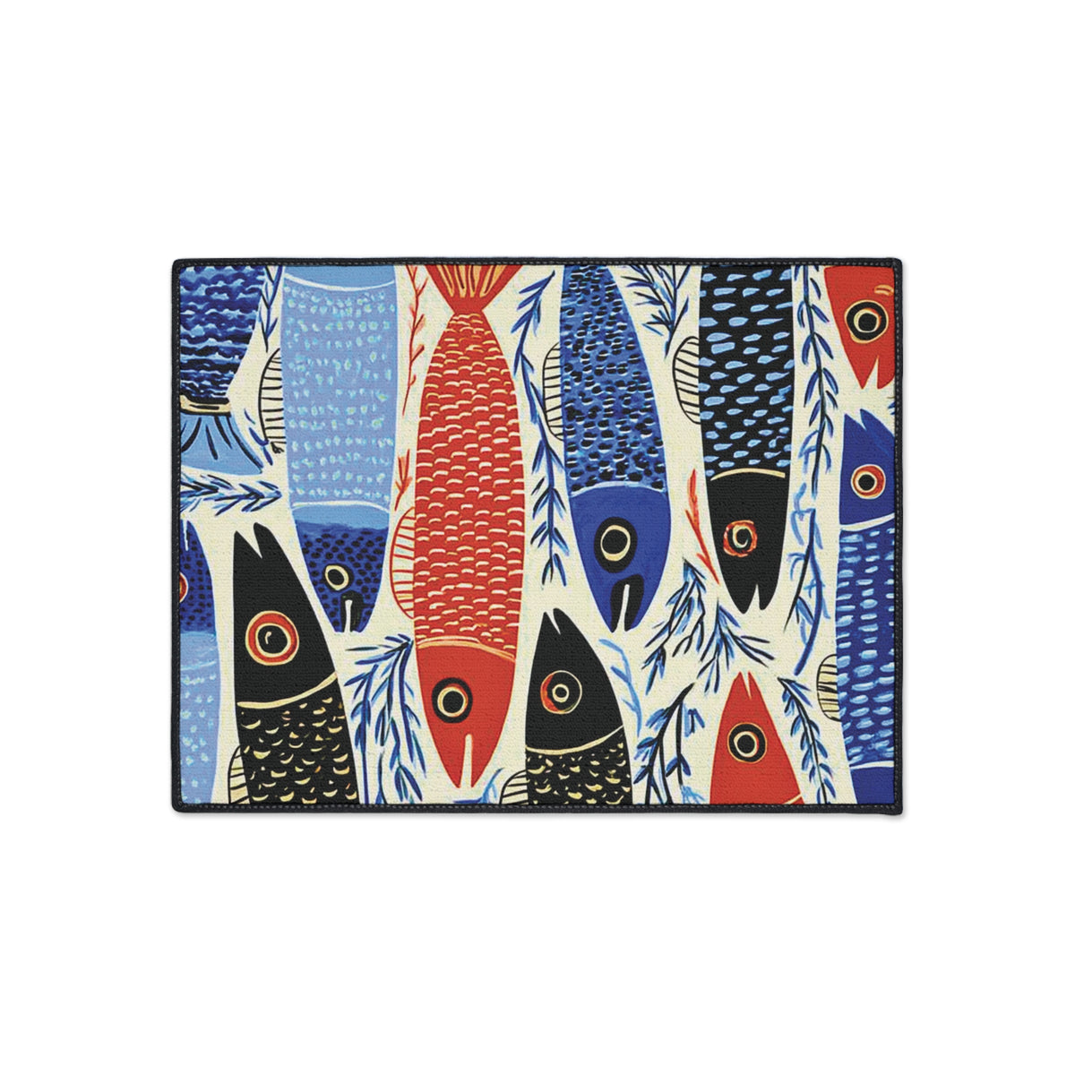 Retro Scandinavian Fish Mat