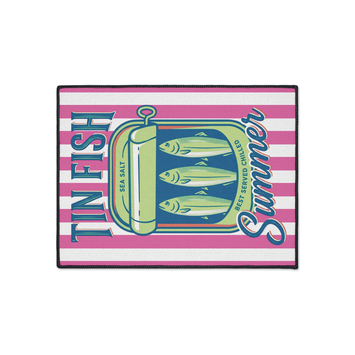 Colorful Sardine Kitchen Mat