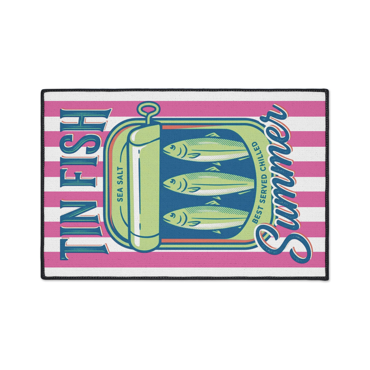 Colorful Sardine Kitchen Mat