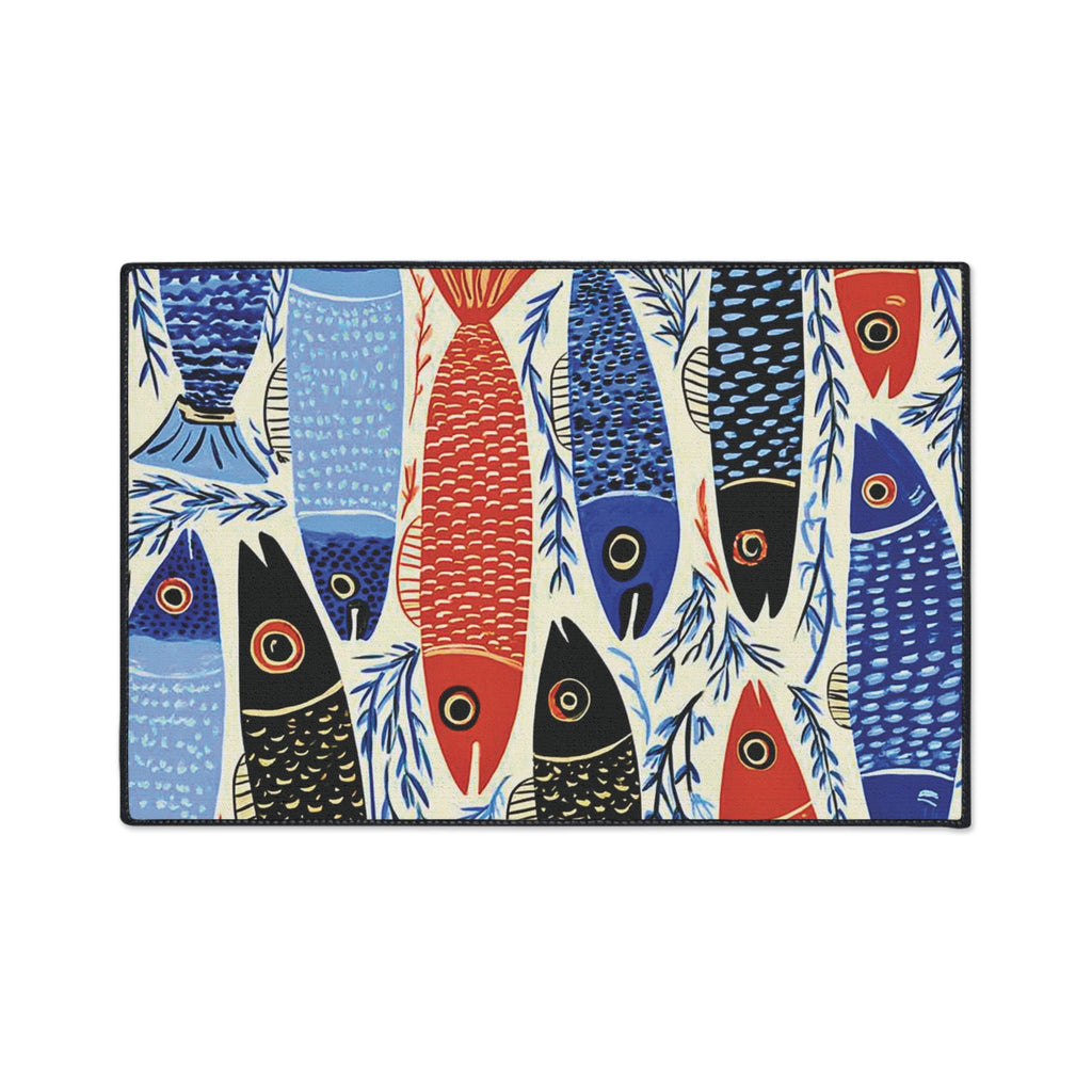 Retro Scandinavian Fish Mat