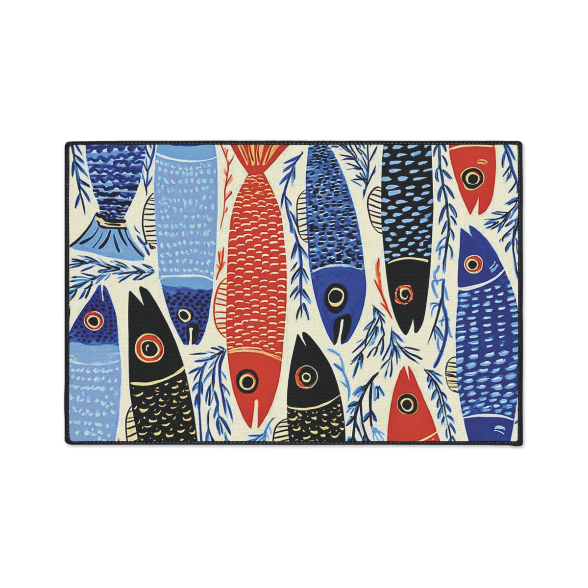 Retro Scandinavian Fish Mat