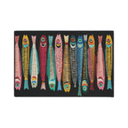 Quirky Sardine Fish Kitchen Mat