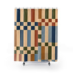 Block Print Shower Curtain