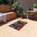 Tropical Hibiscus Outdoor Rug