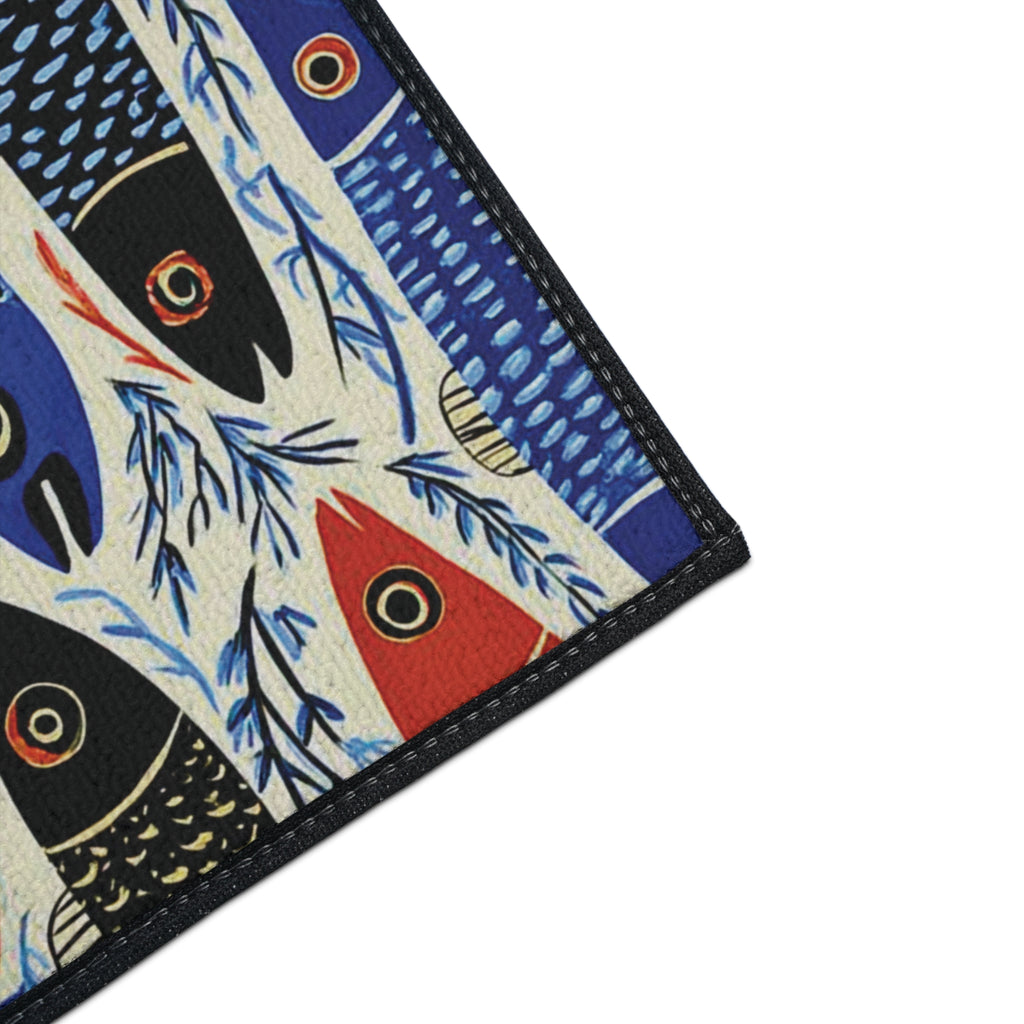 Retro Scandinavian Fish Mat