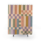 Block Print Shower Curtain