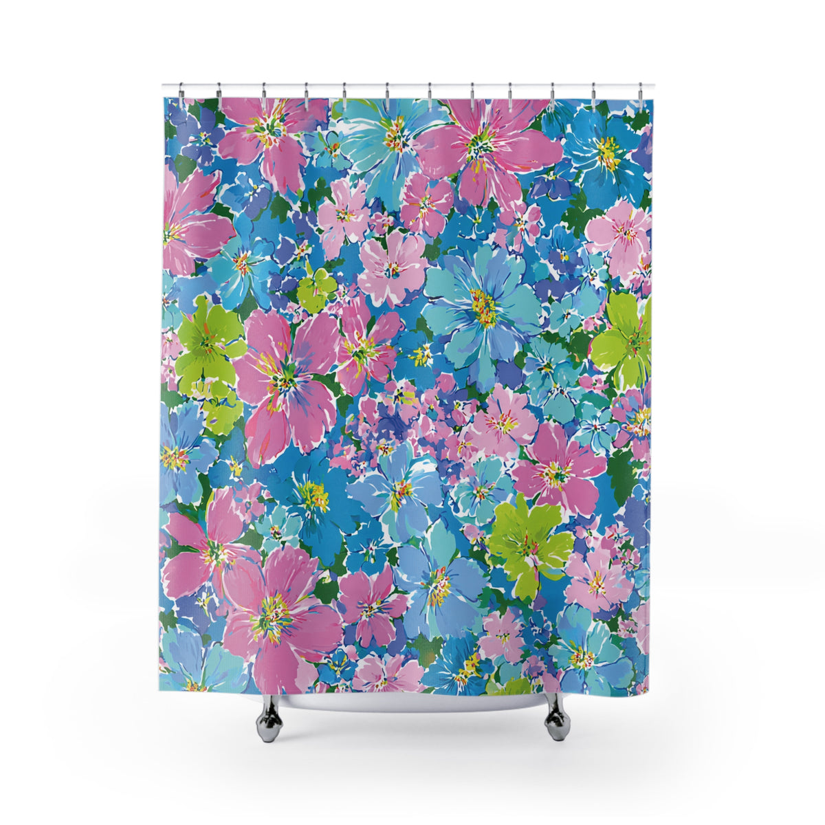 Floral Confetti Shower Curtain