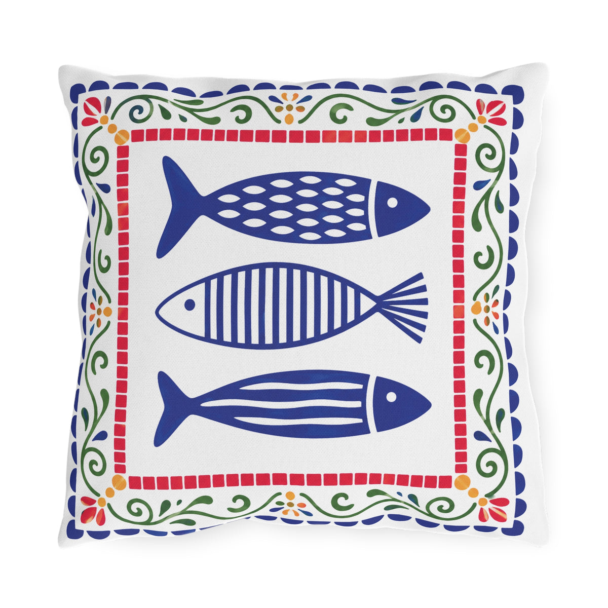 Mediterranean Market Outdoor Pillow