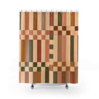 Block Print Shower Curtain