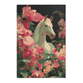 Horse Flower Area Rug