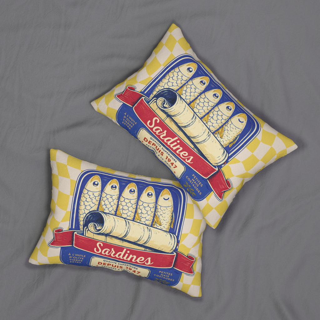 Sardine & Fish Lumbar Pillow