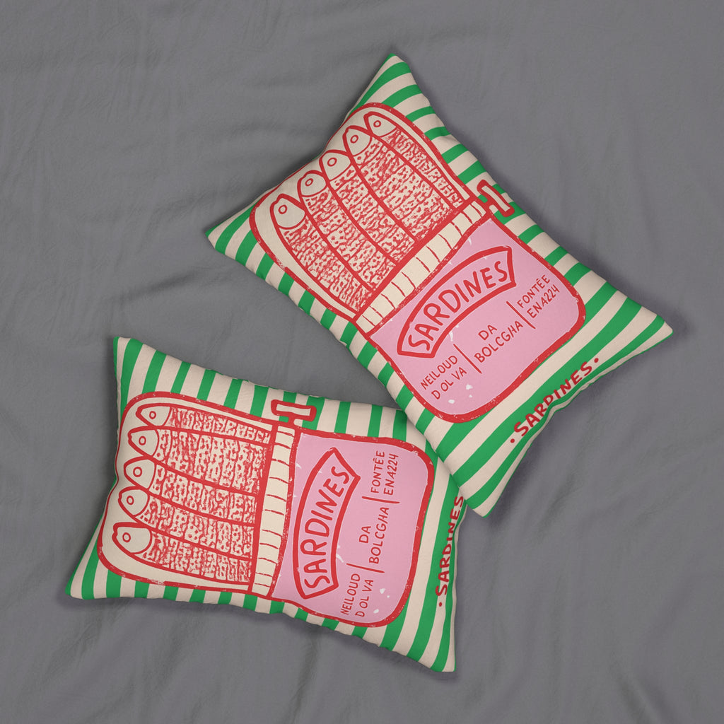Sardine & Fish Lumbar Pillow