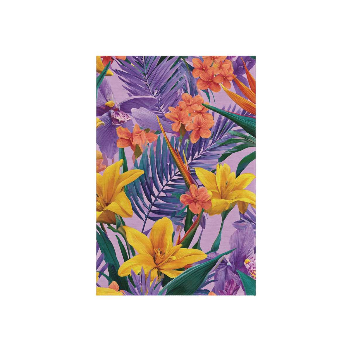 Purple and Yellow Outdoor Rug