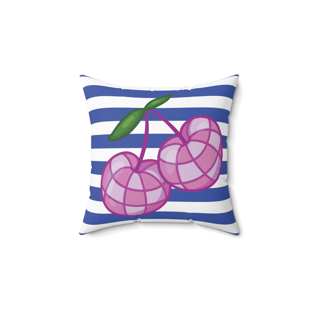 Disco Fruit Throw Pillow