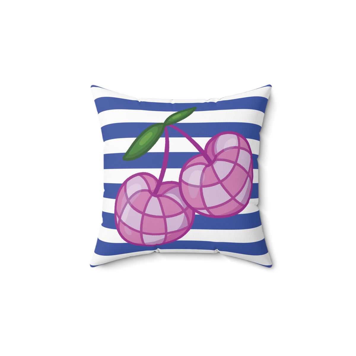 Disco Fruit Throw Pillow