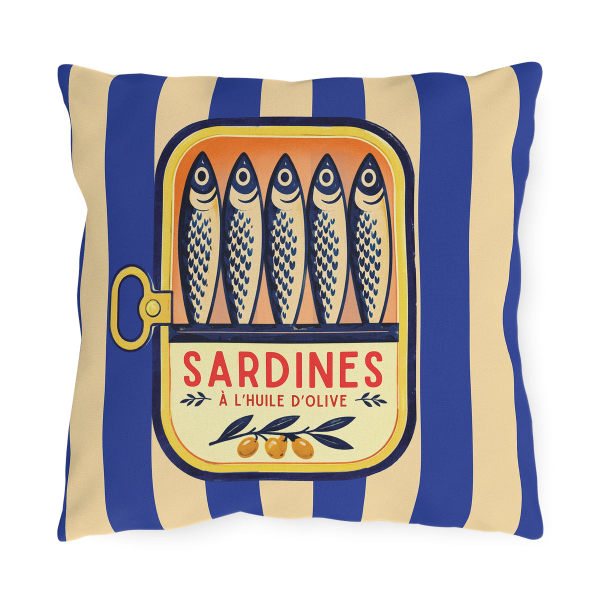 Mediterranean Market Outdoor Pillow