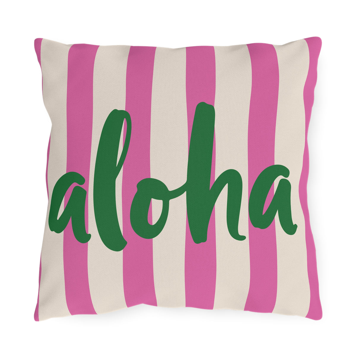 Coastal Cabana Stripes Outdoor Pillow