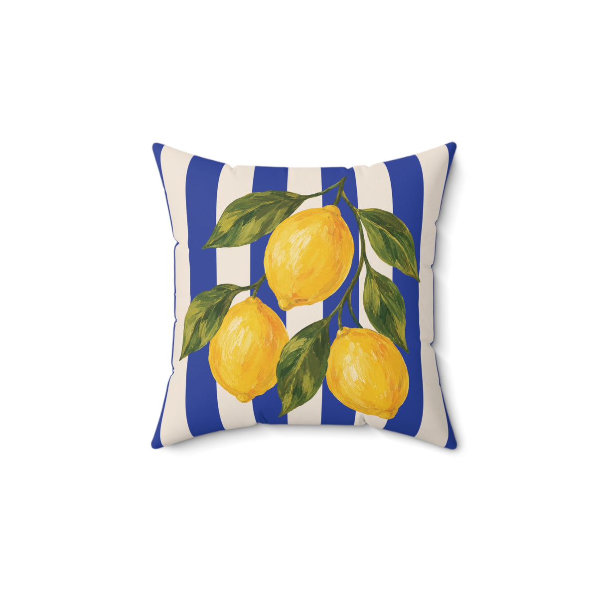 Mediterranean Summer Throw Pillow