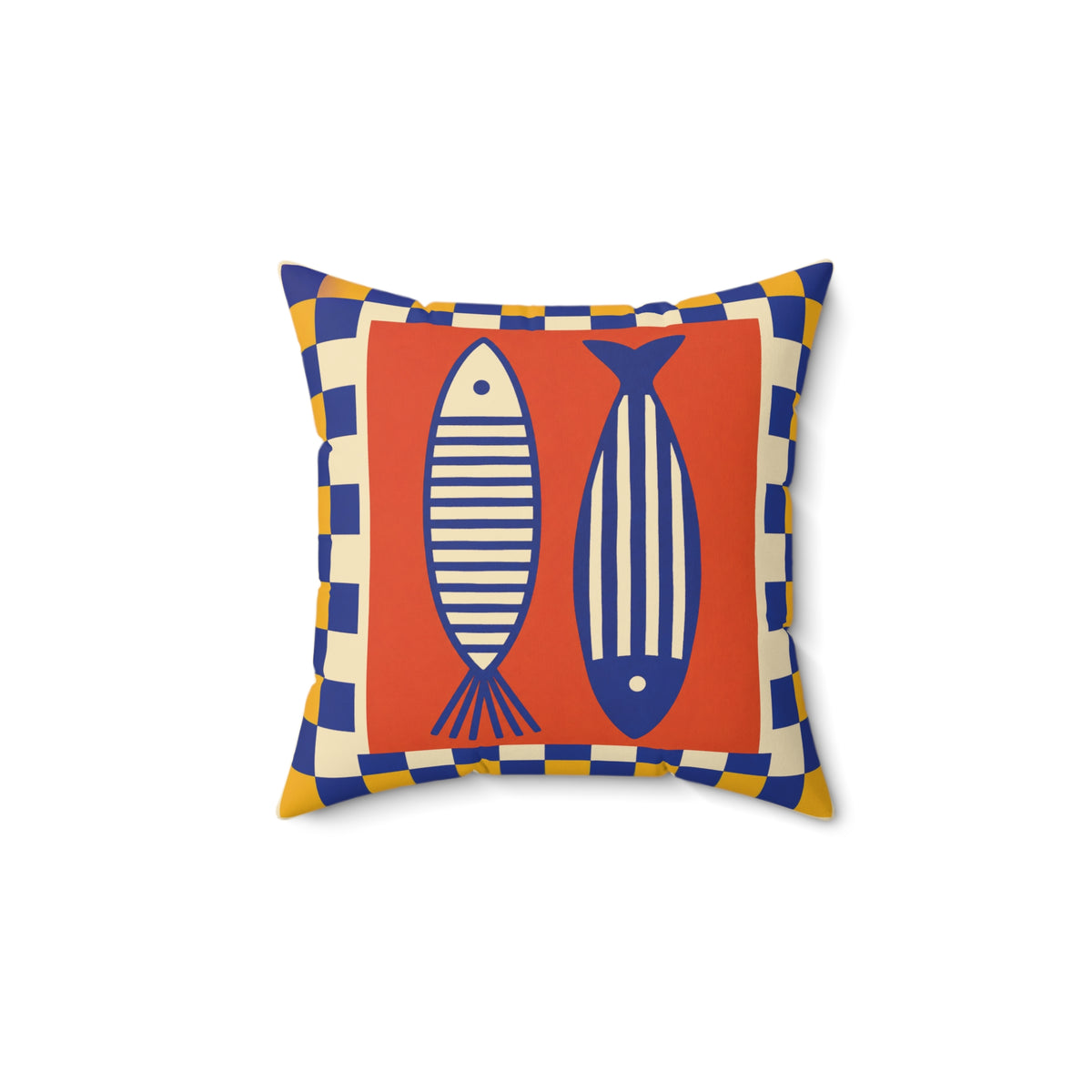 Mediterranean Market Throw Pillowcase