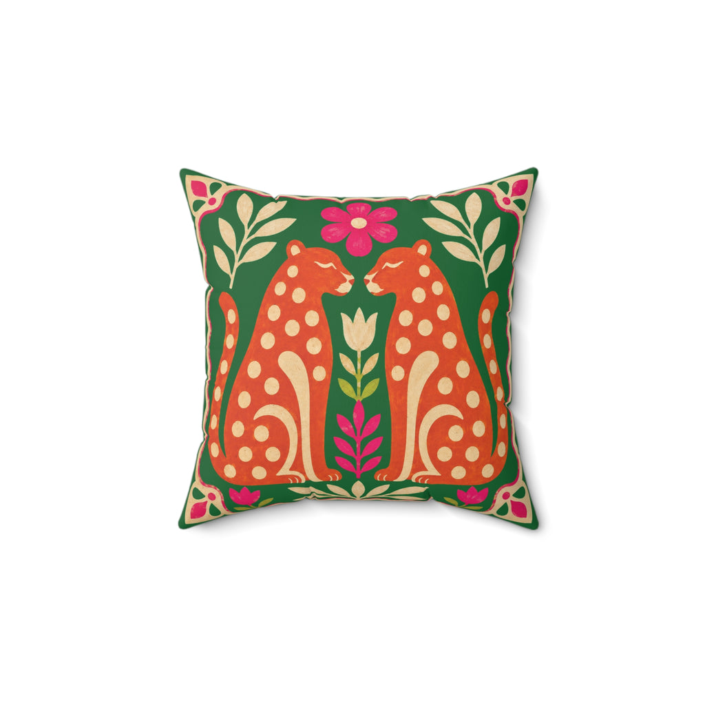 Jungle Royale Throw Pillow