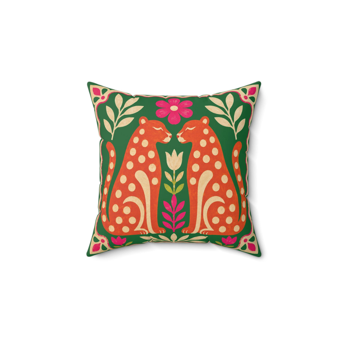 Jungle Royale Throw Pillow
