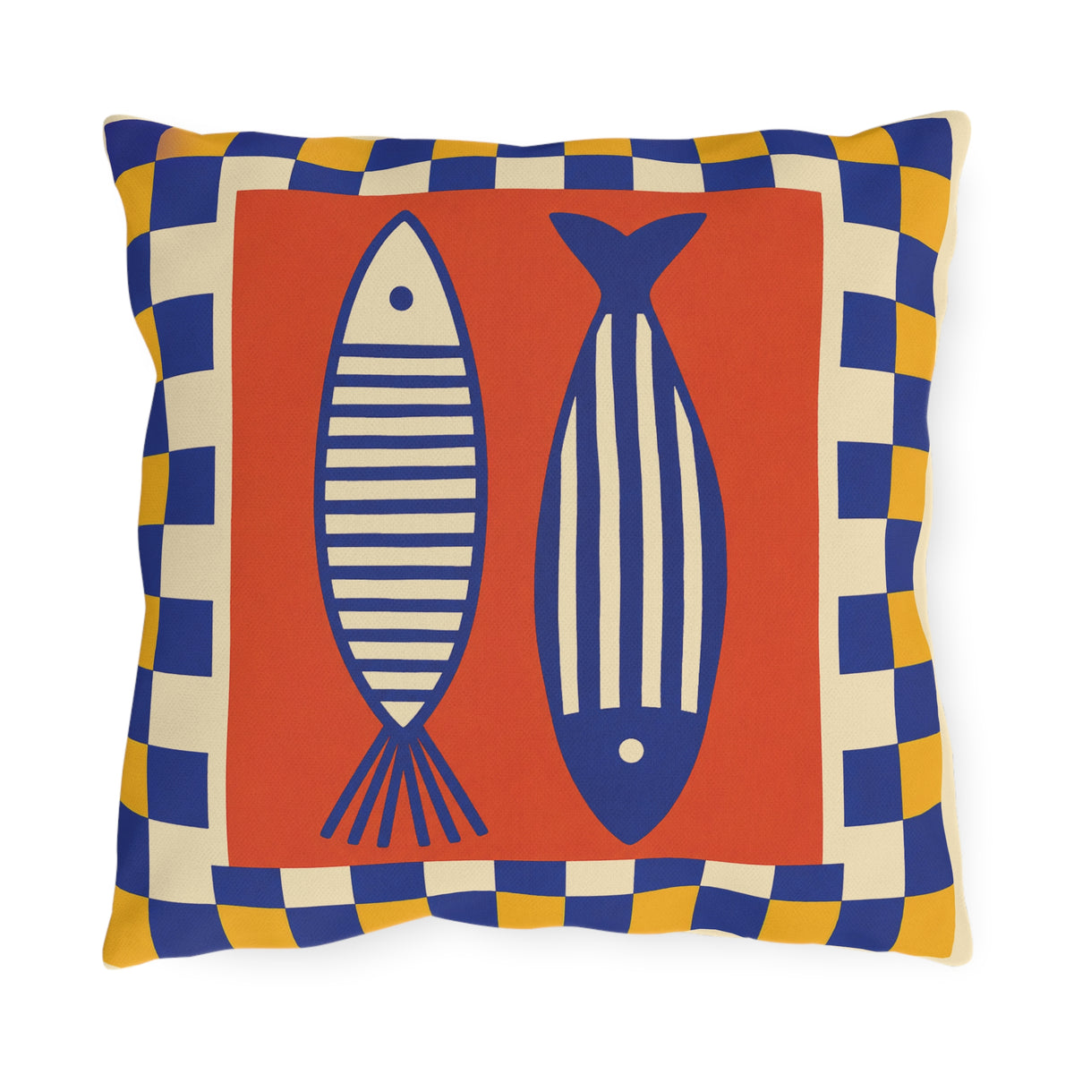 Mediterranean Market Outdoor Pillow