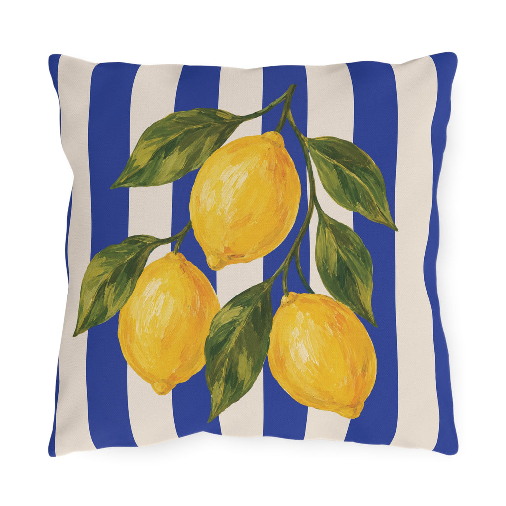 Mediterranean Summer Outdoor Pillow