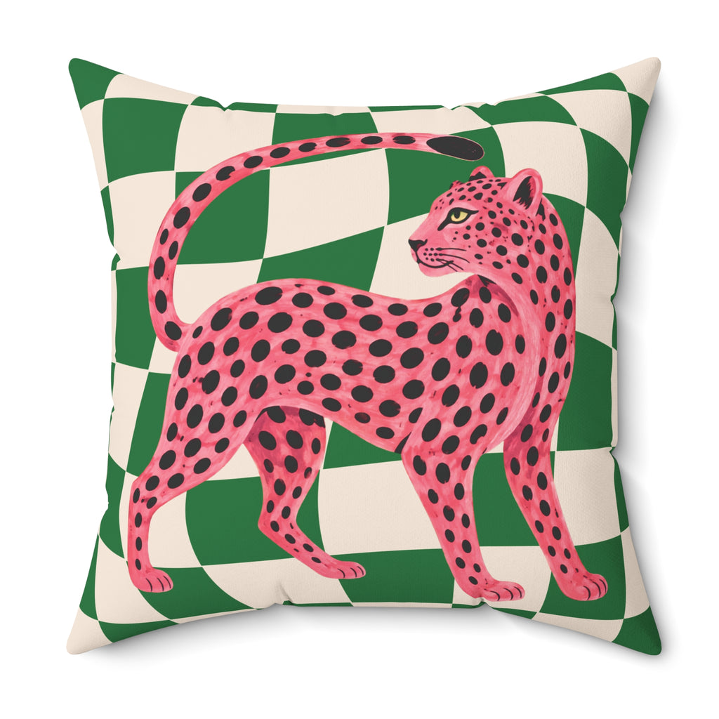 Folk Art Animal Throw Pillowcase