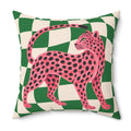 Folk Art Animal Throw Pillowcase