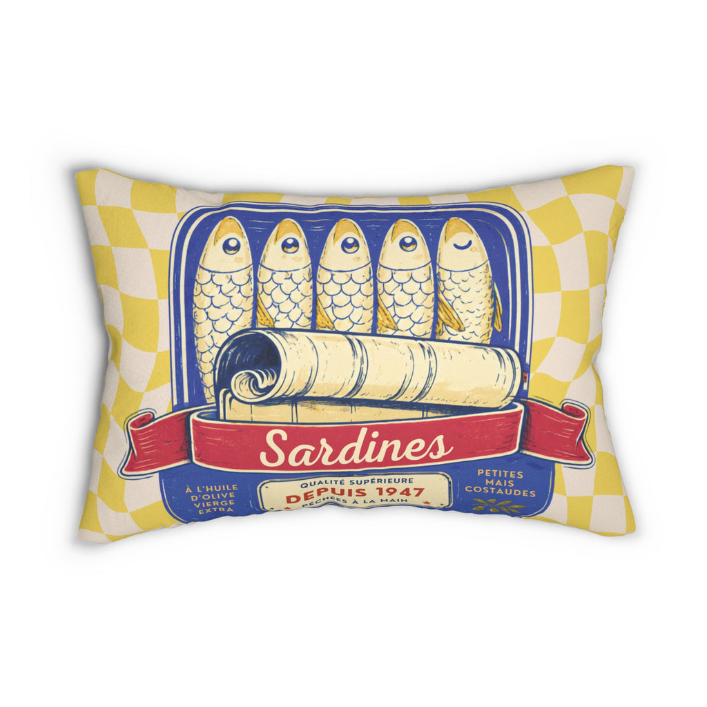 Sardine & Fish Lumbar Pillow