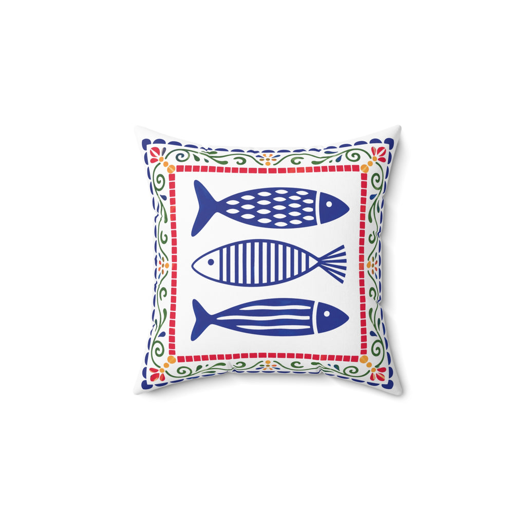 Mediterranean Market Throw Pillowcase