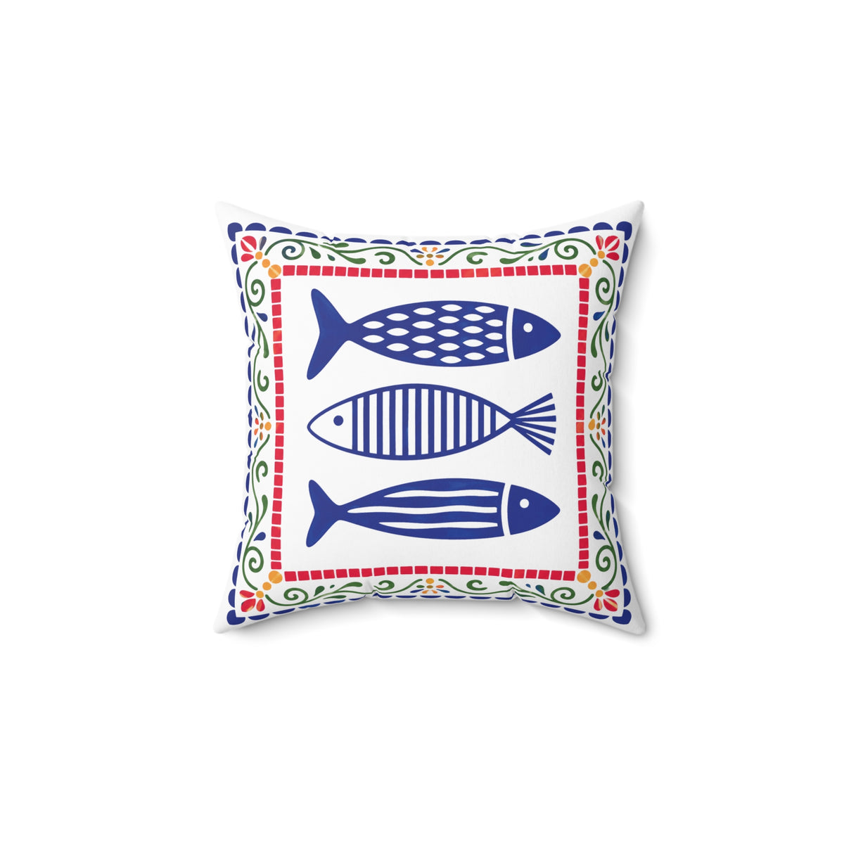 Mediterranean Market Throw Pillowcase