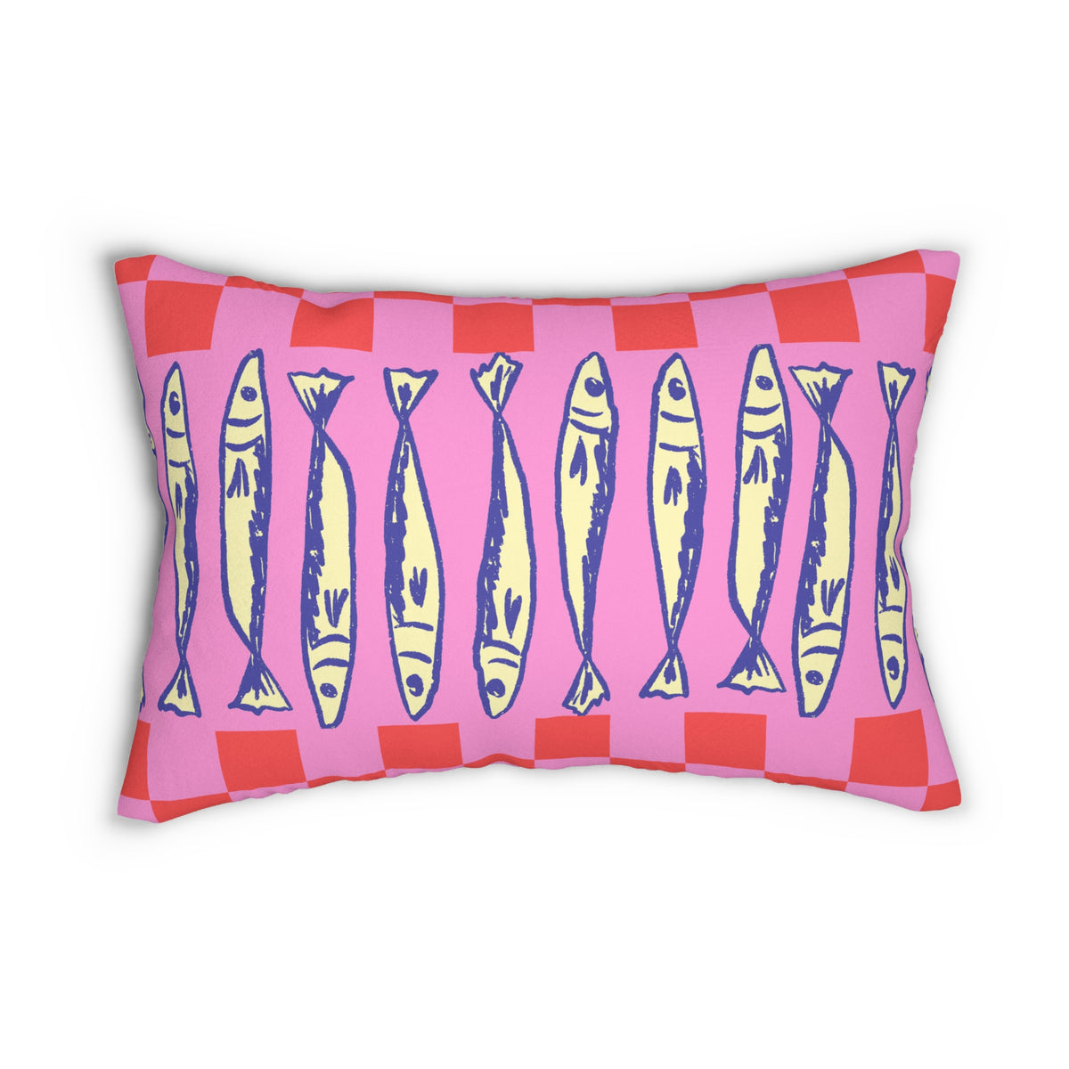 Sardine & Fish Lumbar Pillow