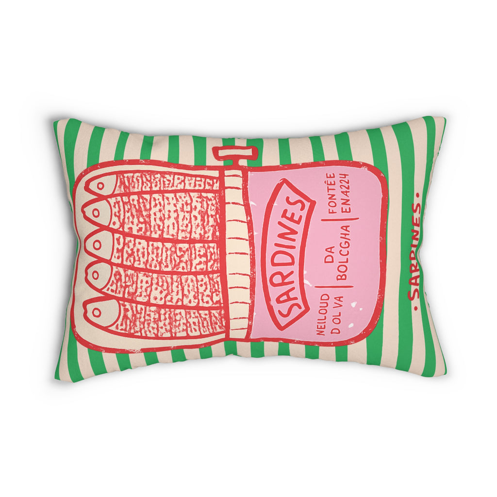 Sardine & Fish Lumbar Pillow