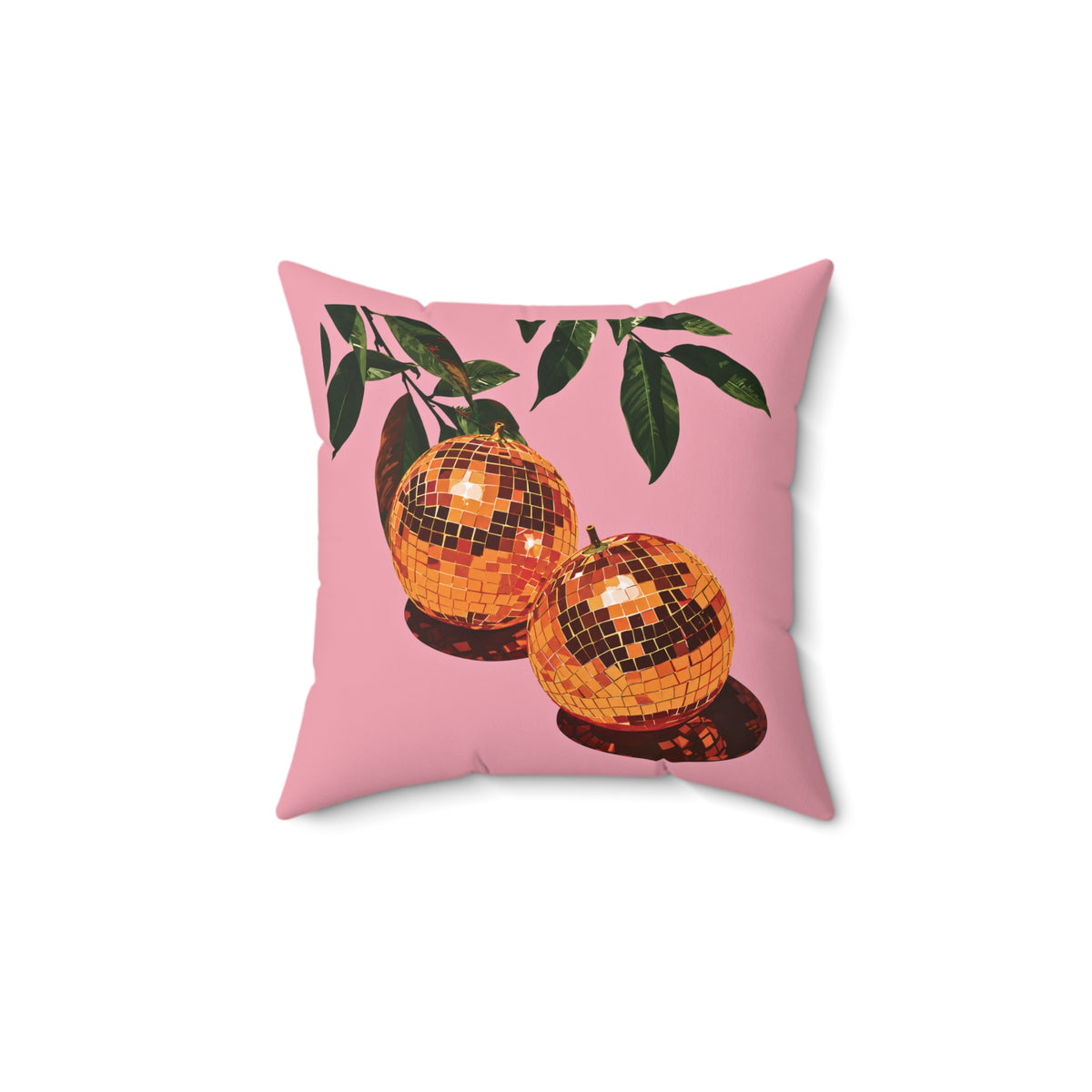 Disco Fruit Throw Pillow