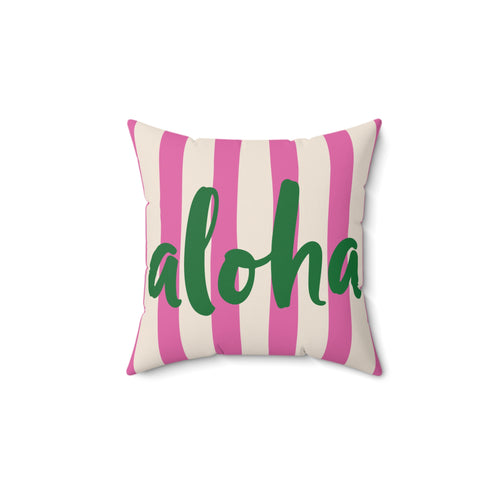Coastal Cabana Stripes Pillow