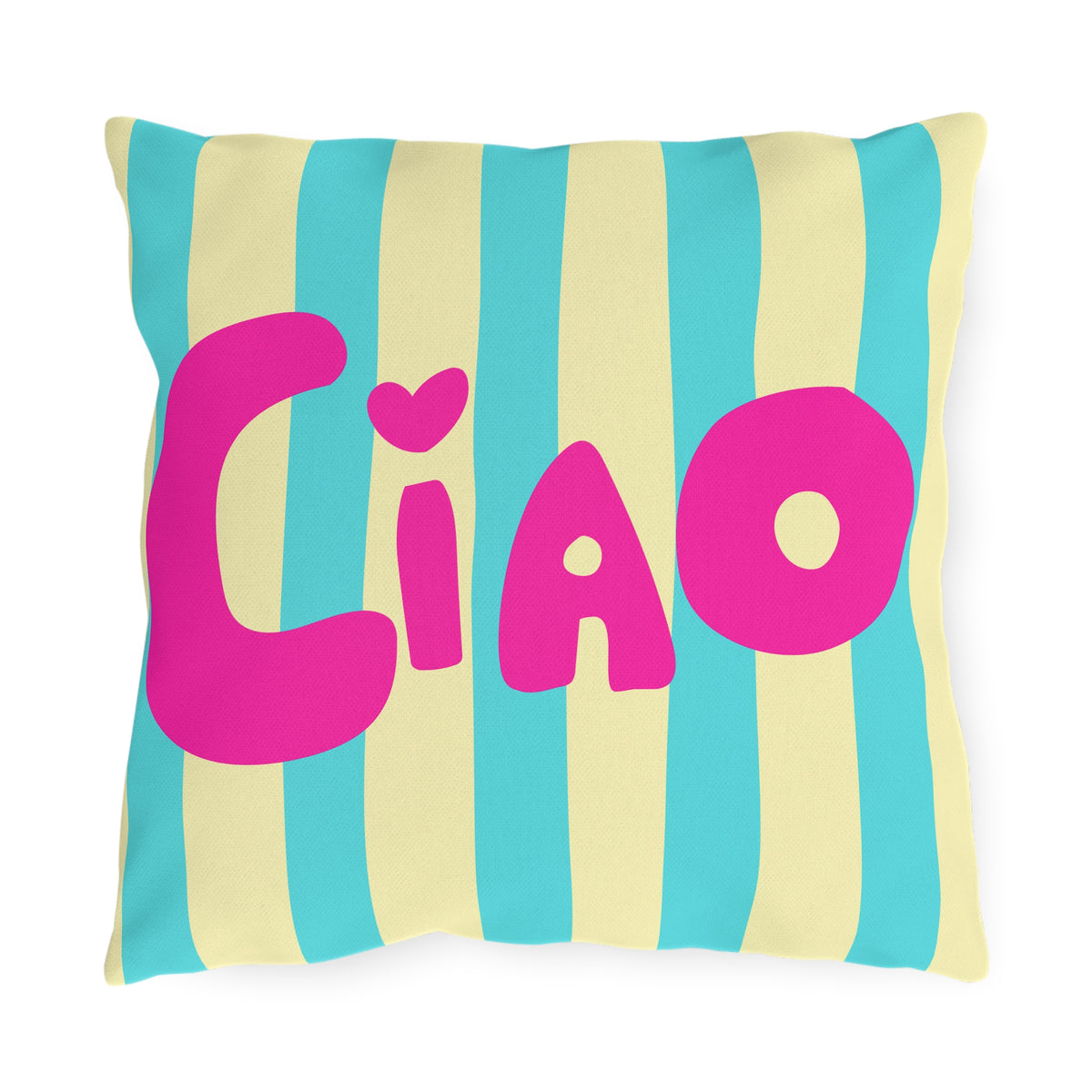 Coastal Cabana Stripes Outdoor Pillow