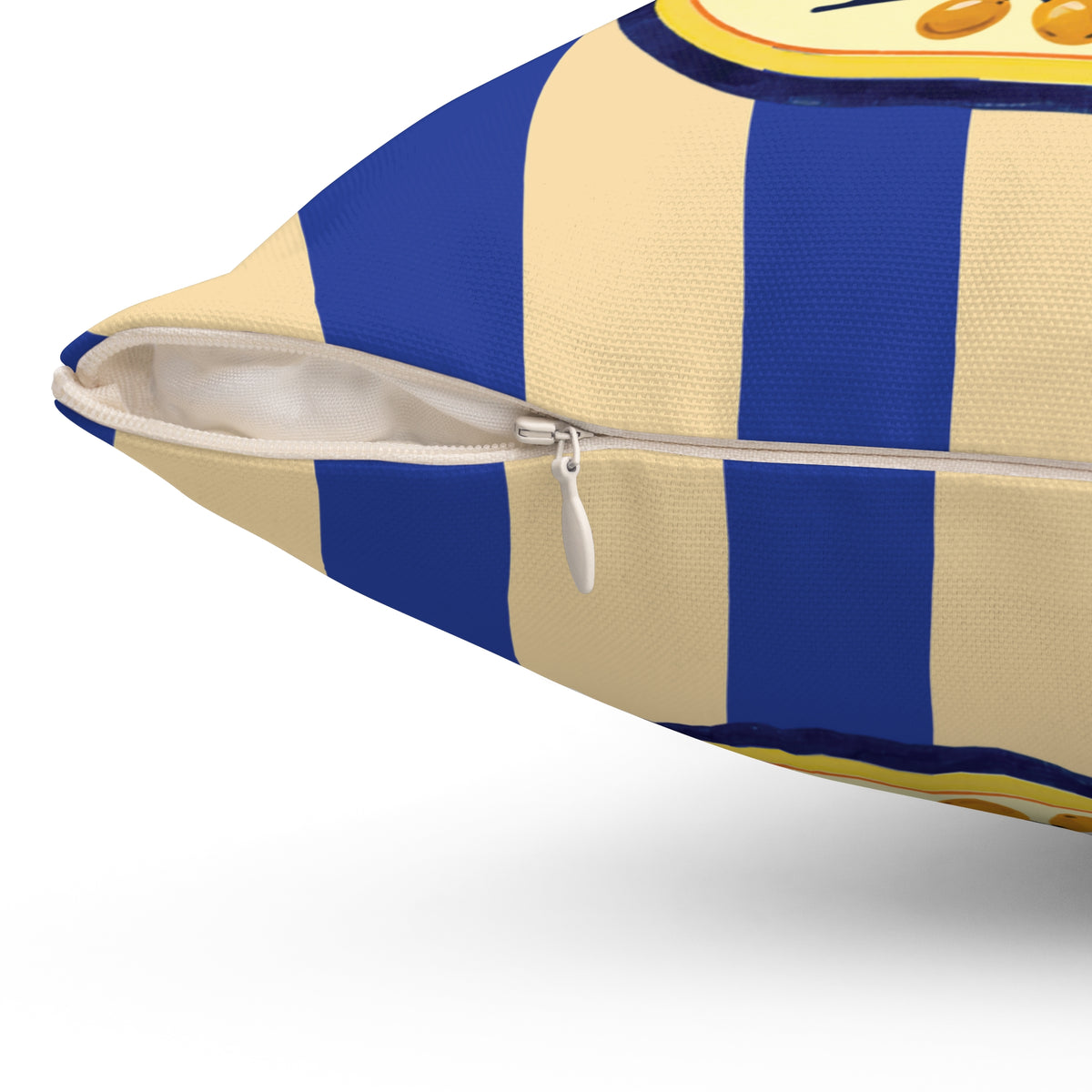 Mediterranean Market Throw Pillowcase