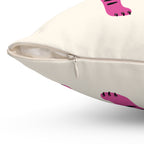 Folk Art Animal Throw Pillowcase